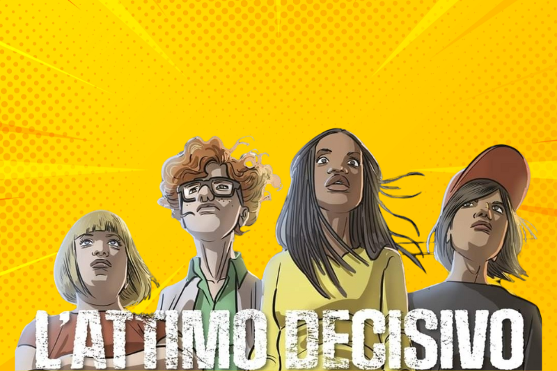 I protagonisti del fumetto "L'attimo decisivo"